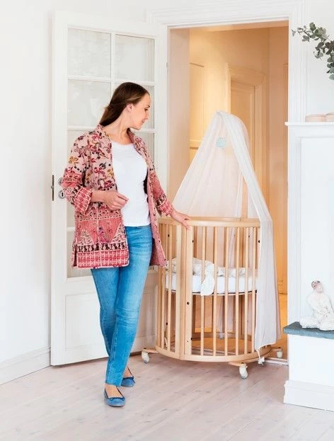 Stokke Sleepi Mini Fitted Sheet - White 4 Stokke Sleepi Mini Fitted Sheet - White - Image 4