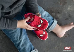 TOMS X MARVEL Whiley Red Marvel Spider Man Face Print - Tiny 3 (10cm)