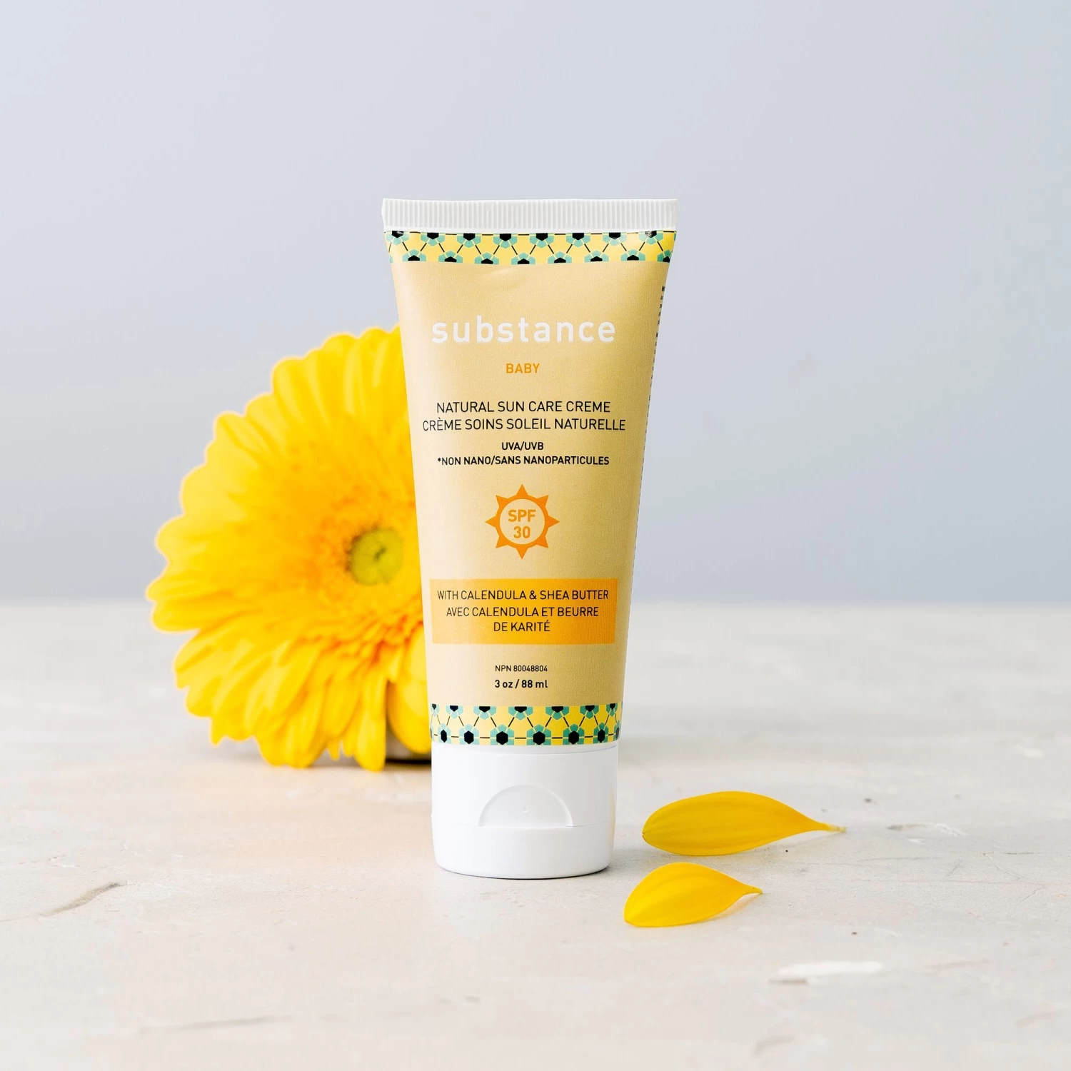 Substance Baby Natural Sun Care Creme SPF30 With Organic Calendula & Shea Butter 3oz 88ml 1 Substance Baby Natural Sun Care Creme SPF30 With Organic Calendula & Shea Butter 3oz 88ml