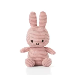 Miffy Sitting Corduroy Pink - 23cm - 9"