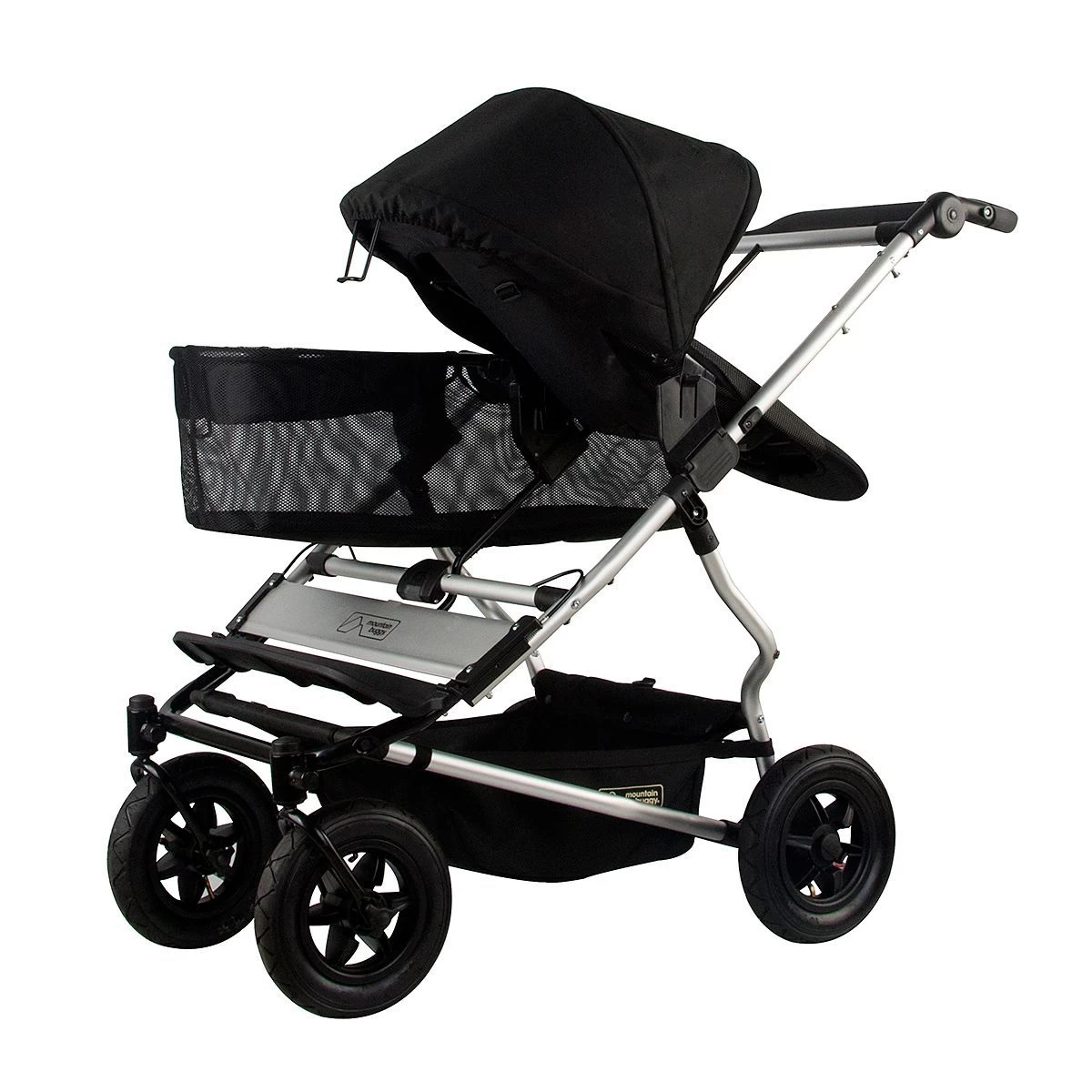 Mountain Buggy Duet V3 Single Stroller - Black 1 Mountain Buggy Duet V3 Single Stroller - Black