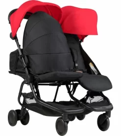 Mountain Buggy NANO DUO Buggy - Ruby 10 Mountain Buggy NANO DUO Buggy - Ruby -Bedding Baby Store mountain buggy nano duo stroller ruby 86