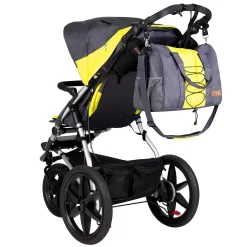 Mountain Buggy Terrain Stroller 3.0 - Solus **DEMO** -Bedding Baby Store mountain buggy terrain 3 wheeler all terrain stroller solus duffel bag attached to stroller