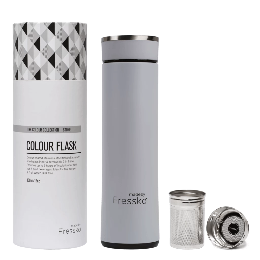 Fressko Stone Colour Flask 12oz 360ml 5 Fressko Stone Colour Flask 12oz 360ml - Image 5