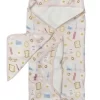 Loulou Lollipop Deluxe Hooded Towel Set - Breakfast Pink
