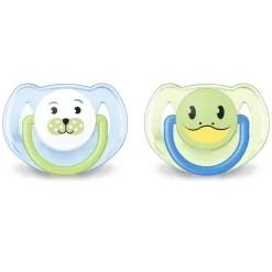 Philips AVENT Animal Pacifier 6-18 Months - Seal & Sea Turtle