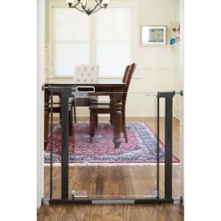 Qdos Crystal Pressure Mounted Safety Gate - Clear -Bedding Baby Store qdos crystal pressure mounted safety gate clear 3