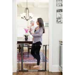 Qdos Crystal Pressure Mounted Safety Gate - Clear -Bedding Baby Store qdos crystal pressure mounted safety gate clear 4