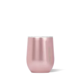 Corkcicle Stemless -12oz Rose Metallic