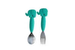 Marcus & Marcus Spoon & Fork Set - Elephant