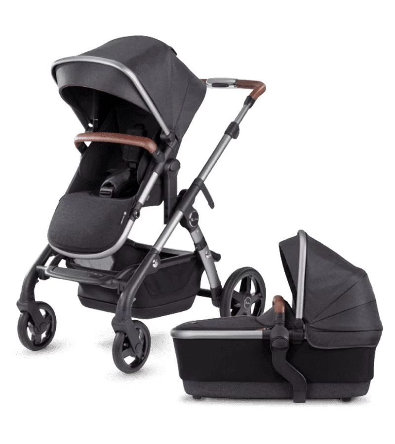 Silver Cross Wave 2022 Single-to-Double Stroller - Charcoal 1 Silver Cross Wave 2022 Single-to-Double Stroller - Charcoal