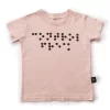 NuNuNu Braille T-Shirt Power Pink