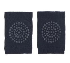 GoBabyGo Crawling Cotton Knee Pads - Petroleum Blue One Size