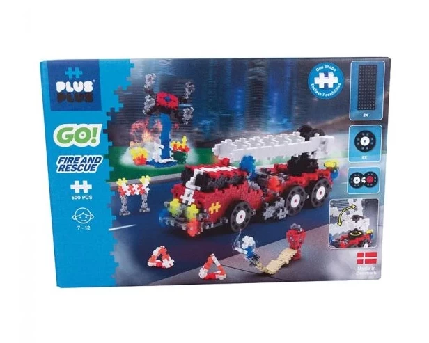PLUSPLUS GO! Fire And Rescue 500 Pcs 5 PLUSPLUS GO! Fire And Rescue 500 Pcs - Image 5