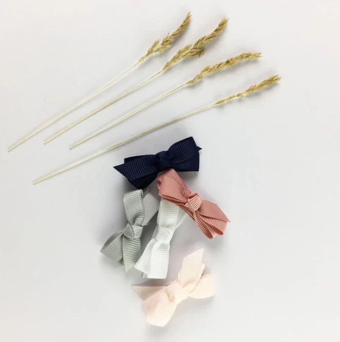 Baby Wisp Chelsea Bows Snap Clip - Baby Hype 2 Baby Wisp Chelsea Bows Snap Clip - Baby Hype - Image 2