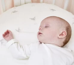 Stokke Pehr Design Sleepi Mini Fitted Sheet - Stork -Bedding Baby Store sleepi mini stork slide1 39239 複製