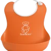 BabyBjorn Soft Bib - Orange 4 Months+