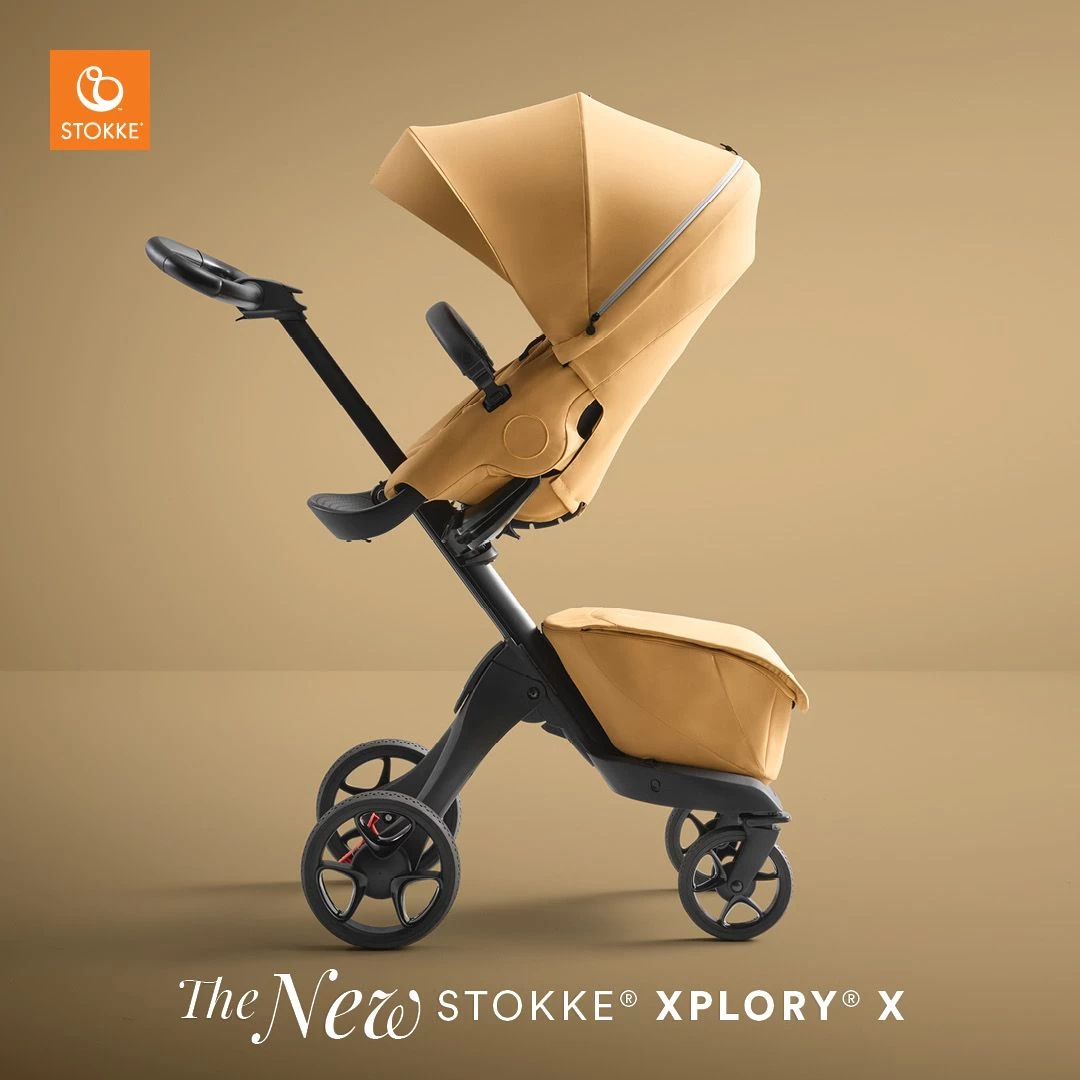Stokke Xplory X Stroller - Golden Yellow 1 Stokke Xplory X Stroller - Golden Yellow