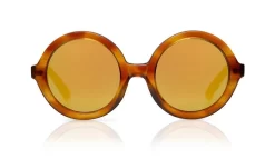 Sons + Daughters Sunglasses Lenny Yellow Creme Brulee With Mirror