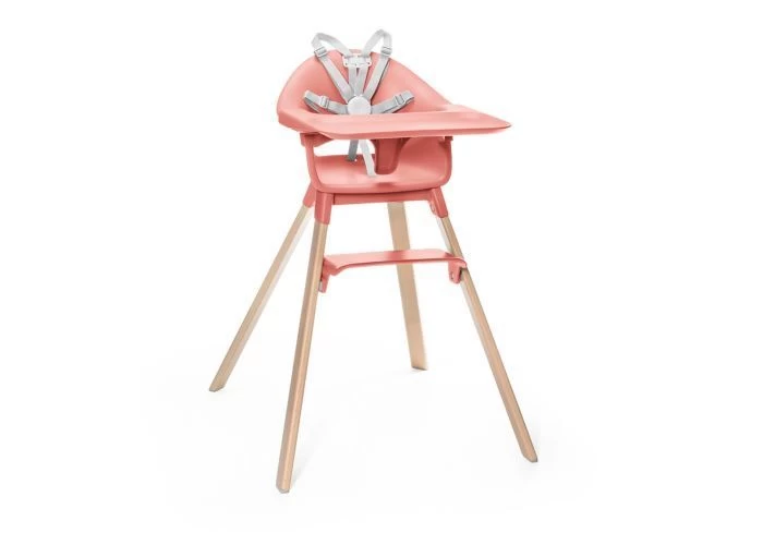 Stokke CLIKK High Chair - Coral 1 Stokke CLIKK High Chair - Coral