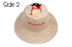 FlapJackKids Kid's Sun Hat Pirate/Parrot Large -R (4-6 Years) -Bedding Baby Store sunhatsold productshots 51 grande