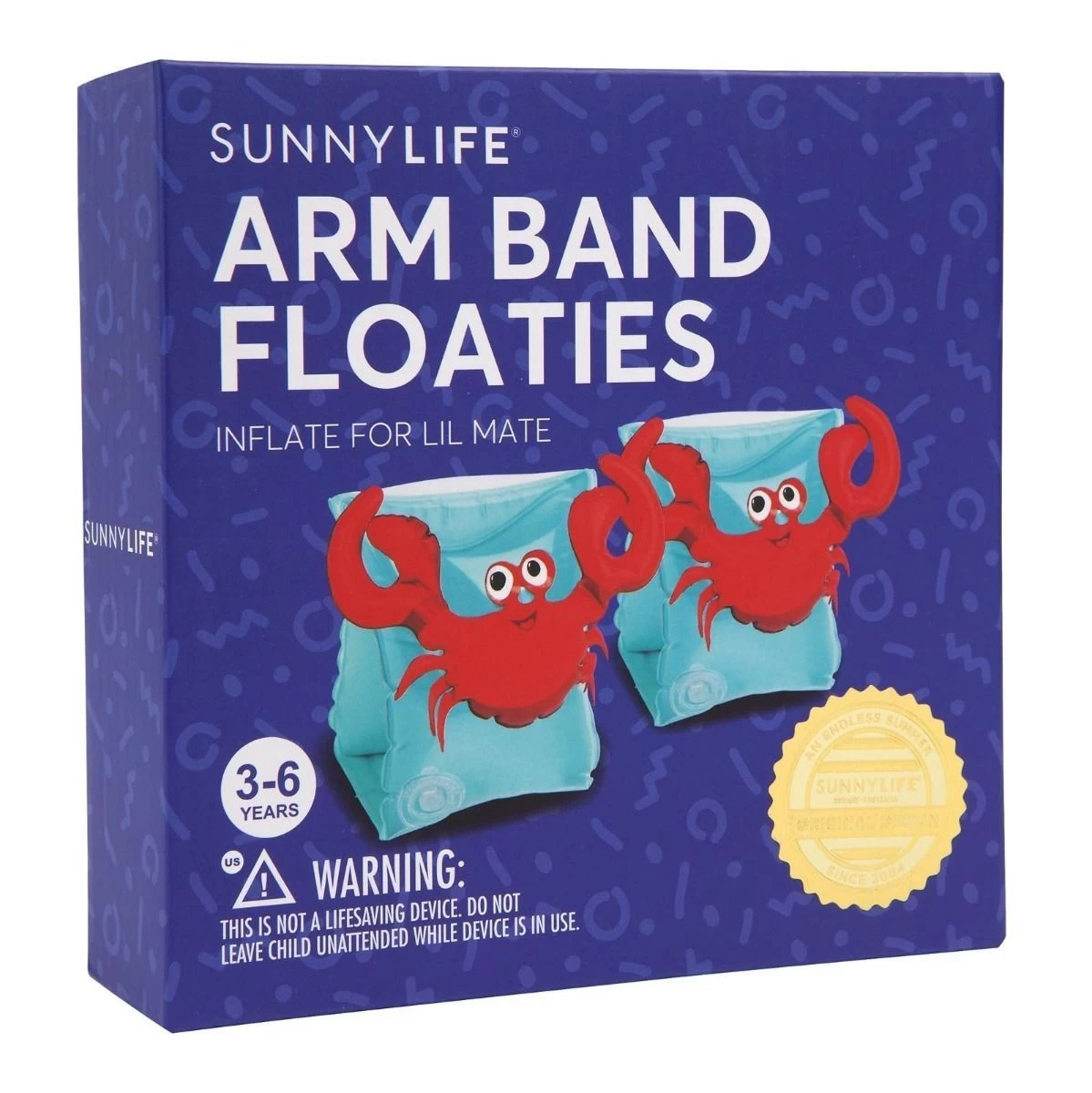 SunnyLife Arm Band Floaties Crabby SS18 2 SunnyLife Arm Band Floaties Crabby SS18 - Image 2