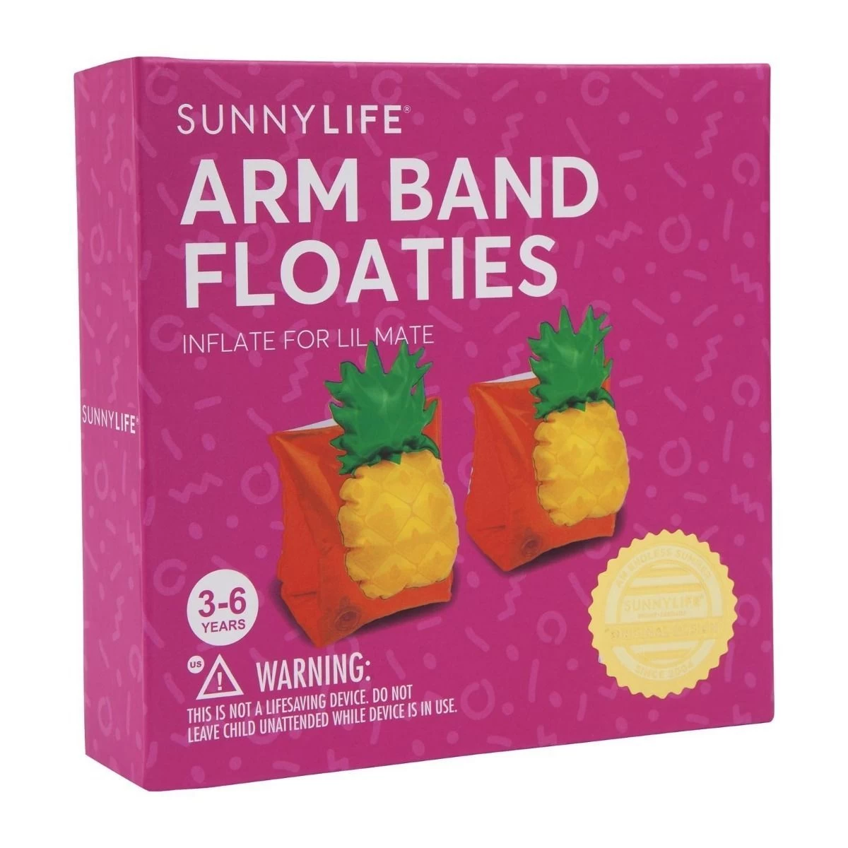 SunnyLife Arm Band Floaties Pineapple 2 SunnyLife Arm Band Floaties Pineapple - Image 2