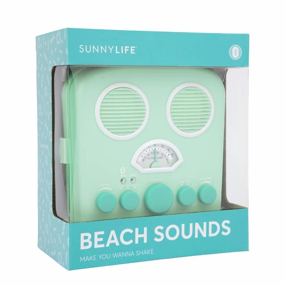 SunnyLife Beach Sounds Lucite Green 2 SunnyLife Beach Sounds Lucite Green - Image 2