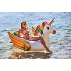 SunnyLife Ride-On Float Unicorn -Bedding Baby Store sunnylife ride on float unicorn3