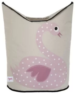 3 Sprouts Laundry Hamper Swan