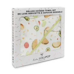 Loulou Lollipop Deluxe Hooded Towel Set - Tacos 5 Loulou Lollipop Deluxe Hooded Towel Set - Tacos -Bedding Baby Store tacos hooded towel 1024x1024