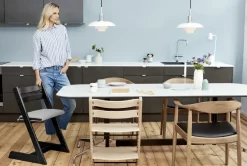 Stokke Tripp Trapp Adult Cushion - Slate Twill -Bedding Baby Store tripp trapp oakcollection adultcush slatetwill 170606 0325860 36068