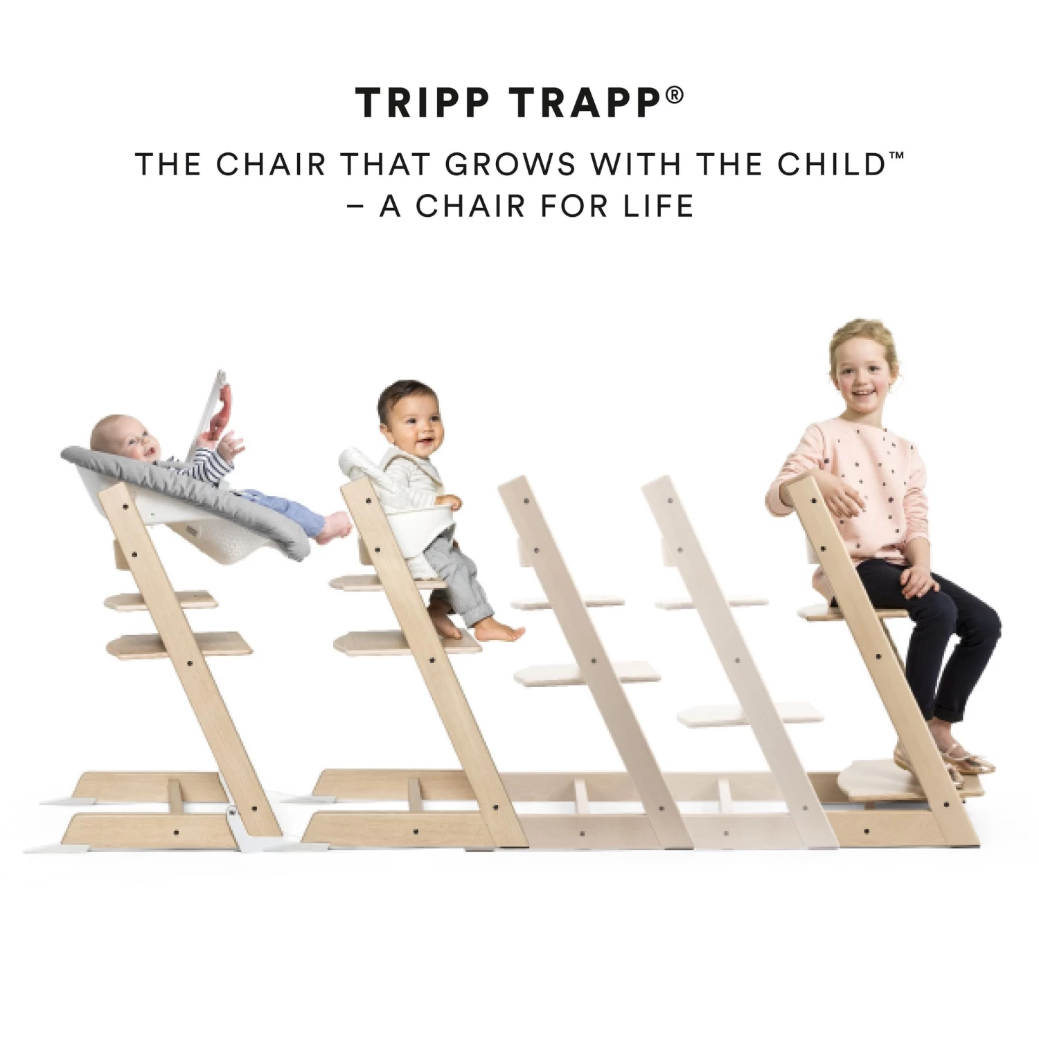 Stokke Tripp Trapp Chair - Natural 4 Stokke Tripp Trapp Chair - Natural - Image 4