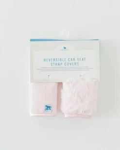 Little Unicorn Reversible Strap Covers Pink -Bedding Baby Store ua0201 little unicorn travel reversible strap covers pink lu2 1024x1024