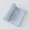 Little Unicorn Cotton Muslin Swaddle Single Blue Grass