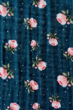 Little Unicorn Cotton Muslin Swaddle Single Midnight Rose 11 Little Unicorn Cotton Muslin Swaddle Single Midnight Rose -Bedding Baby Store ub0180 little unicorn cotton muslin swaddle single midnight rose lu3 1024x1024