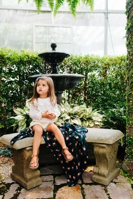 Little Unicorn Cotton Muslin Swaddle Single Midnight Rose 6 Little Unicorn Cotton Muslin Swaddle Single Midnight Rose - Image 6