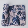 Little Unicorn Cotton Muslin Swaddle Single Tropical Pink