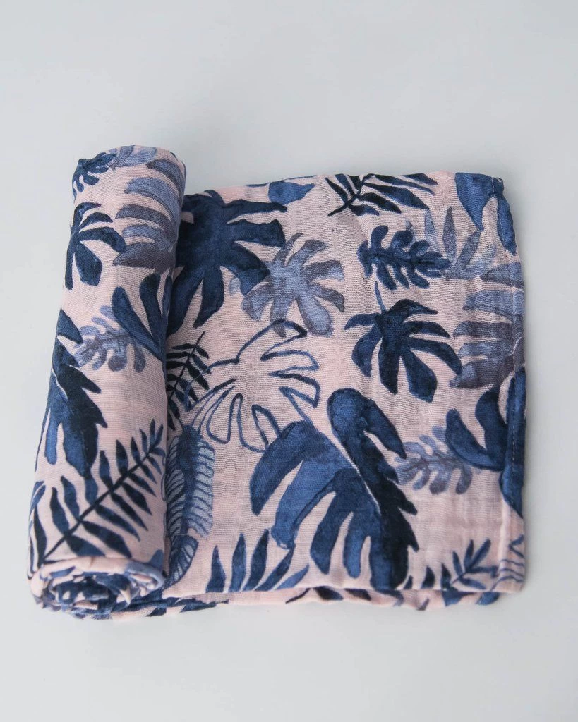 Little Unicorn Cotton Muslin Swaddle Single Tropical Pink 1 Little Unicorn Cotton Muslin Swaddle Single Tropical Pink