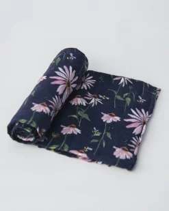 Little Unicorn Cotton Muslin Swaddle Single Dark Coneflower