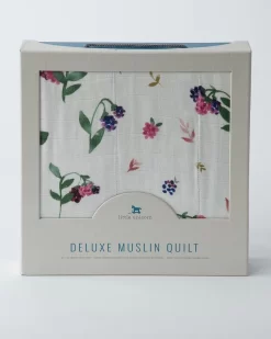 Little Unicorn Deluxe Muslin Quilt Berry Patch -Bedding Baby Store ub0614 little unicorn deluxe quilt berry patch lu2 1024x1024