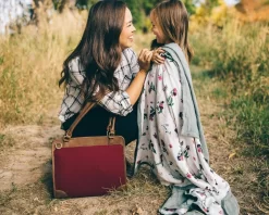 Little Unicorn Deluxe Muslin Quilt Berry Patch -Bedding Baby Store ub0614 ud0804 little unicorn deluxe quilt berry patch petite manifest pomegranate ls6 1024x1024