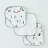 Little Unicorn Cotton Wash Cloth 3 Pack Forest Friends