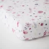 Little Unicorn Cotton Muslin Crib Sheet Fairy Garden