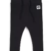 HuxBaby Black Rib Legging 2 Years