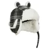 Kombi The Cute Aviator Infant Hat Castlerock Buffalo Plaid 9-18 Month