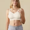 Bravado Designs The Body Silk Seamless Nursing Bra - Antique White Size XL