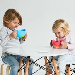 B.box Bowl XL + Straw - Strawberry Shake -Bedding Baby Store wechat image 20210411174028