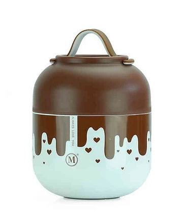 Minimal Stainless Steel Insulated V2 Food Jar 17oz/500ml - Chocolate 1 Minimal Stainless Steel Insulated V2 Food Jar 17oz/500ml - Chocolate