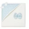 Petit Bateau Organic Hooded Towel 2 Pieces Gift Set- Blue